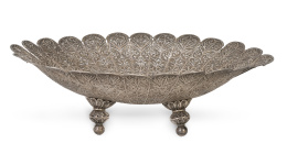 1299.  Cestillo en filigrana de plata.Méjico o Perú, S. XVII.