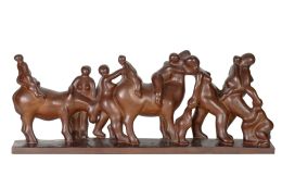 913.  JULIO MARAGALL (Barcelona, 1936)Cabalgata, 1996