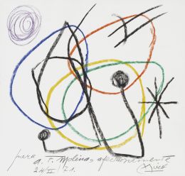 922.  JOAN MIRÓ (Barcelona, 1893 - Palma de Mallorca, 1983)Sin título, 1971