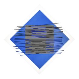 949.  JESÚS RAFAEL SOTO (Ciudad Bolívar, Venezuela, 1923 - París, 2005)Composition (Vibration Diamond), c.1970