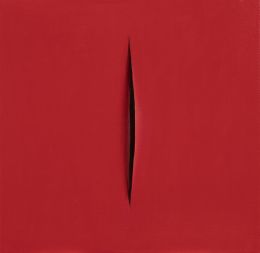 945.  TERÁN (Chile, 1974)Tributo a Fontana (Serie Tributo a los Genios), 2022