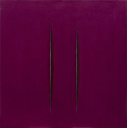 928.  TERÁN (Chile, 1974)Tributo a Fontana (Serie Tributo a los Genios), 2022