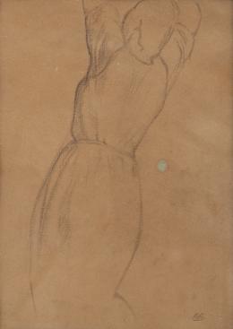 894.  AURELIO ARTETA ERRASTI (Bilbao, 1879-México, 1940)Mujer de espaldas