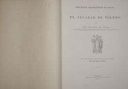 850.  Monumentos  arquitectónicos de España, por el Excmo. e Illmo. Señor don José Amador de los Ríos; publícase a expensas del Estado bajo la inspección de la Real Academia de Bellas Artes de San Fernando. Editorial José Gil Dorregaray, Imprenta T. Fortanet y Calcografía Nacional, Madrid, 1877-1878.