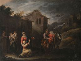 798.  FRANCISCO ANTOLINEZ Y SARABIA (1644-1700)La Huída a Egipto