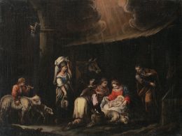 797.  FRANCISCO ANTOLINEZ Y SARABIA (1644-1700)Adoración de los pastores