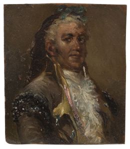 876.  ESCUELA ESPAÑOLA, SIGLO XIXPersonaje goyesco 