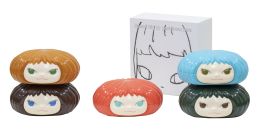 1088.  YOSHITOMO NARA (Hirosaki, 1959)Gummi Girl (Set of Five), 2006