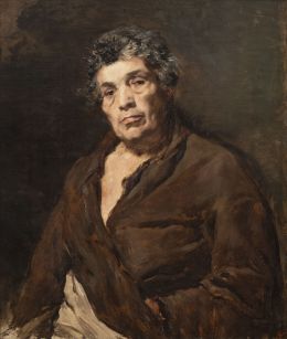 895.  MARIANO FORTUNY Y MARSAL  (Reus, Tarragona, 1838-Roma, 1874)Esopo (copia de Diego Velázquez)