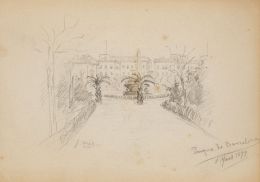 866.  JOAQUIN MIR Y TRINXET (Barcelona, 1873-Villanueva y Geltrú, Barcelona, 1940)Parque de Barcelona