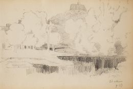 865.  JOAQUIN MIR Y TRINXET (Barcelona, 1873-Villanueva y Geltrú, Barcelona, 1940)Paisaje