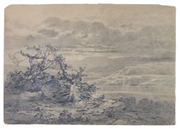 830.  JOSÉ MARÍA SUAY DAGUÉS (Valencia, 1865- Madrid, 1938)Paisaje