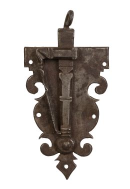 548.  Chapa de hierro recortada.España, S. XVI - XVII.