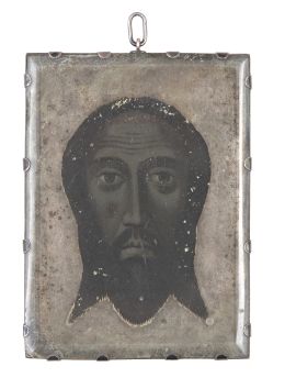 521.  Medalla devocional con la Santa Faz o el Santo Rostro de Jaén.S. XVIII.