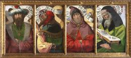 834.  MAESTRO DE LOS ARCOS (Pintor activo en Navarra, PP. S. XVI)Isaías, Salomón, David y Abraham