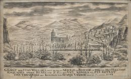 829.  FRANS ANTON VAN SPIJCK (Dibujante neerlandés, activo en 1783)La Flota holandesa frenta a Málaga1784