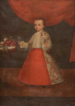 900.  ESCUELA NOVOHISPANA, SIGLO XVIII
Retrato de don Manuel Jos