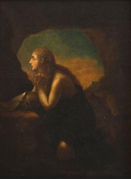 842.  ESCUELA HOLANDESA, H. 1700Magdalena Penitente