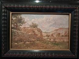 905.1.  RICARDO DE VILLODAS (Madrid 1846- Soria 1904)Paisaje con ruinas