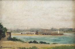 879.  ESCUELA ESPAÑOLA, SIGLO XIXVista marítima