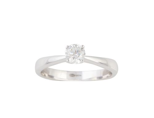 Sortija solitario de brillante de 0,40 ct aprox engastado e