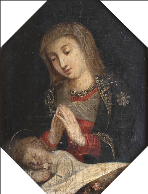 ESCUELA ESPAÑOLA O FLAMENCA, H. 1700Virgen del Silencio