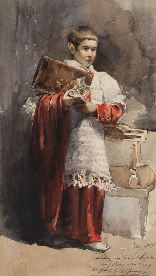 ESCUELA ESPAÑOLA, SIGLO XIXMonaguillo