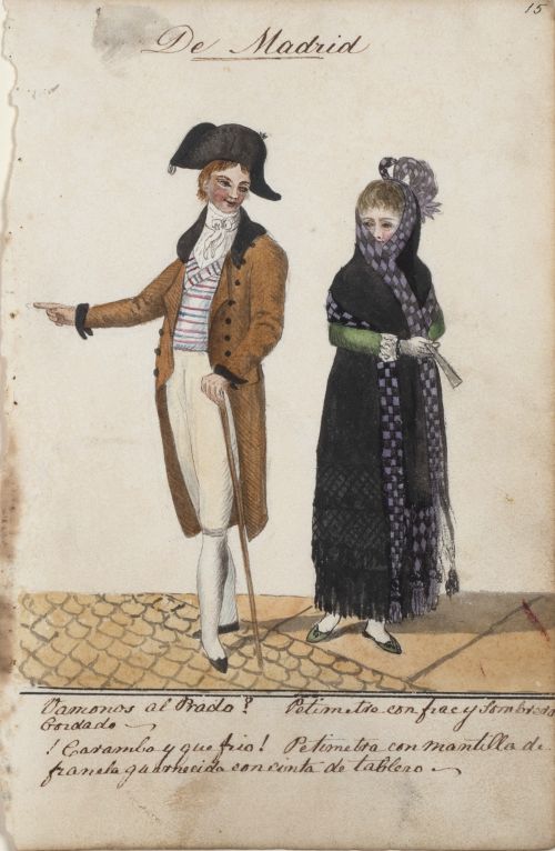 CÍRCULO DE ANTONIO RODRIGUEZ (Escuela española, siglo XIX)