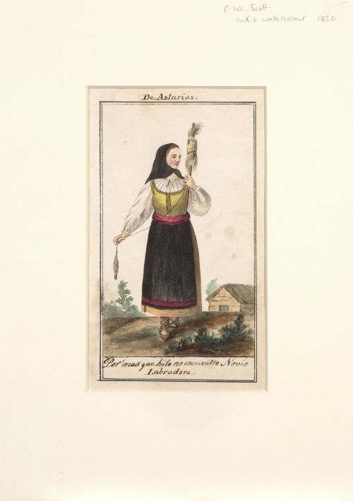 CÍRCULO DE ANTONIO RODRIGUEZ (Escuela española, siglo XIX)