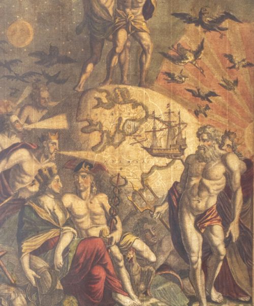 JOHAN BAPTIST HOMANN (1663-1724)Portada del "Atlas novus 