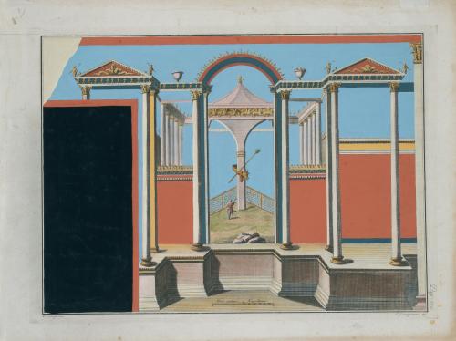 ESCUELA ITALIANA, SIGLO XIXColección de cinco grabados de