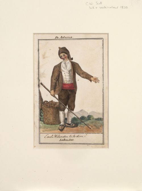 CÍRCULO DE ANTONIO RODRIGUEZ (Escuela española, siglo XIX)