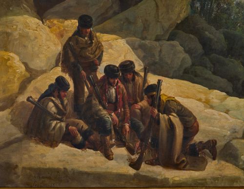 MANUEL BARRÓN Y CARRILLO (Sevilla, 1814-1884)Bandoleros e