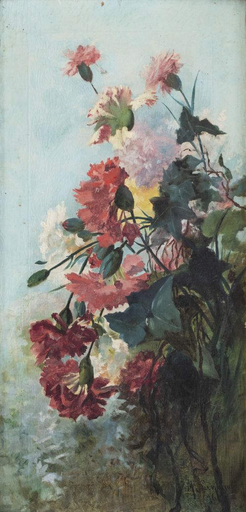 ESCUELA ESPAÑOLA, SIGLO XIXPareja de Flores