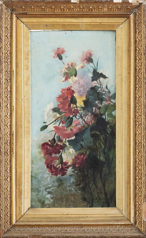 ESCUELA ESPAÑOLA, SIGLO XIXPareja de Flores