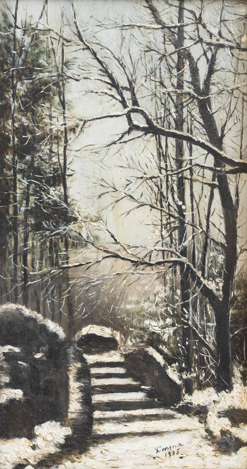 ESCUELA ESPAÑOLA, SIGLO XIXPaisaje nevado