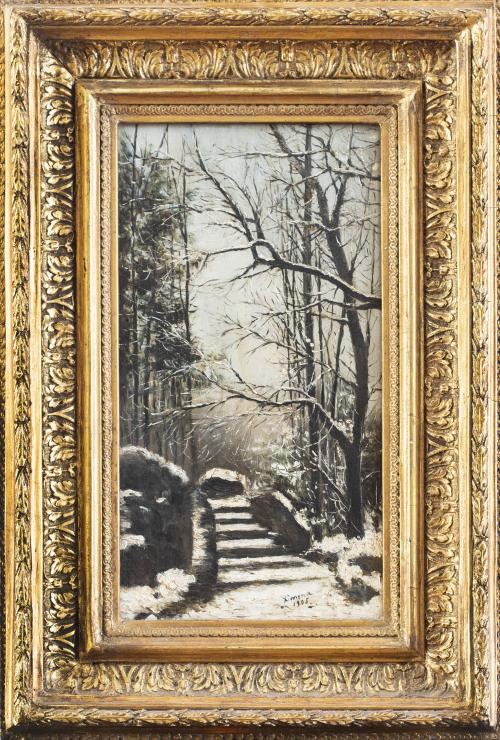 ESCUELA ESPAÑOLA, SIGLO XIXPaisaje nevado