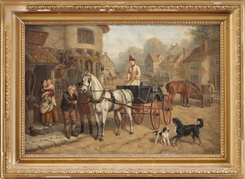 EDWARD BENJAMIN HERBERTE (act.1857-1893) Escena cotidiana