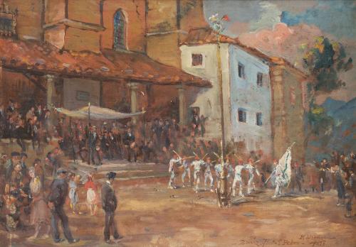 PABLO URANGA (Vitoria, 1861-San Sebastián, 1934)Fiesta de