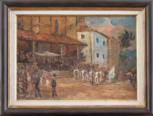 PABLO URANGA (Vitoria, 1861-San Sebastián, 1934)Fiesta de
