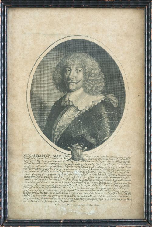PIERRE DARET (Francia, 1604- 1678)Retrato de Nicolas de l