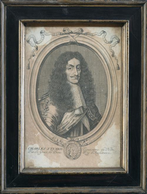 NICOLAS II DE LARMESSIN (1632- 1694)Retrato de Carlos II 