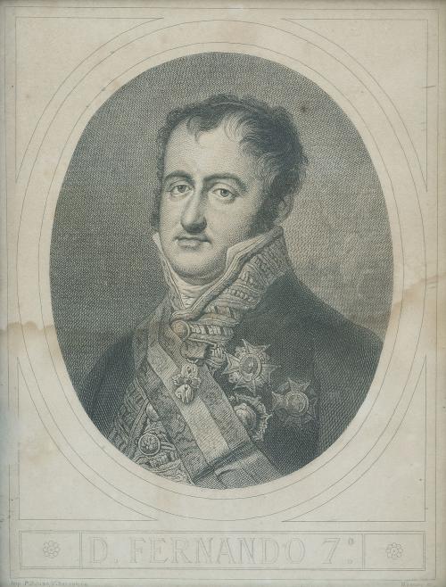 ANTOINE MASSON Retrato de Fernando VII (1784-1833), Rey d