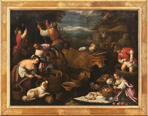 CÍRCULO DE BASSANO, SIGLO XVIIAlegoría del otoño