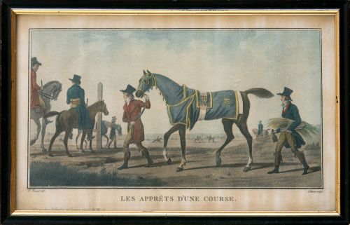 SEGÚN CARLE VERNET (1758-1836)Preparativos para la carrer