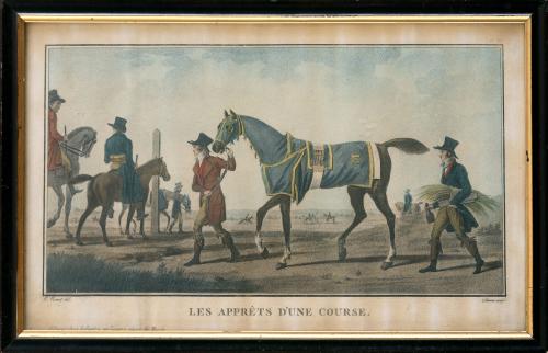 SEGÚN CARLE VERNET (1758-1836)Preparativos para la carrer