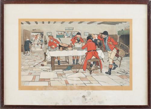 CECIL ALDIN (Francia, 1870-1935)Jugadores de ajedrez; Cen