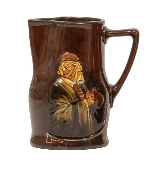 Jarra de cerámica esmaltada con borracho.Royal Doulton, I