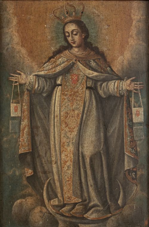 ESCUELA CARAQUEÑA, SIGLO XVIIINuestra Señora de la Merced