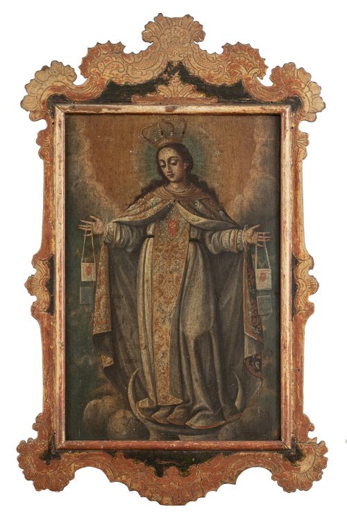 ESCUELA CARAQUEÑA, SIGLO XVIIINuestra Señora de la Merced